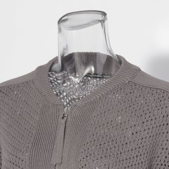 【COMING SOON】WL メッシュニットZIPブルゾン 詳細画像