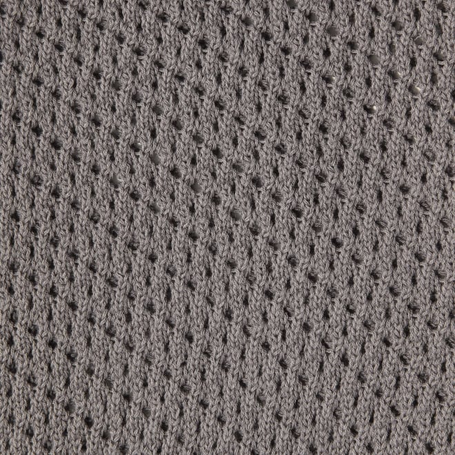 【COMING SOON】WL メッシュニットZIPブルゾン 詳細画像 グレー 6