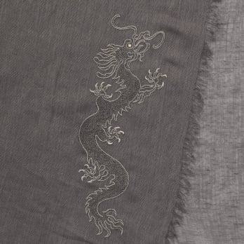 【COMING SOON】Stole with embroidery 詳細画像