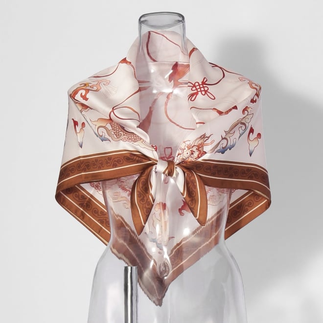 【COMING SOON】Dragon scarf 詳細画像 白系マルチ 1