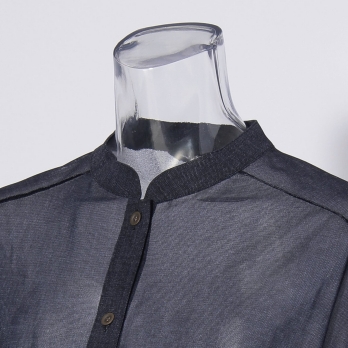 【COMING SOON】Sheer denim ブラウス 詳細画像