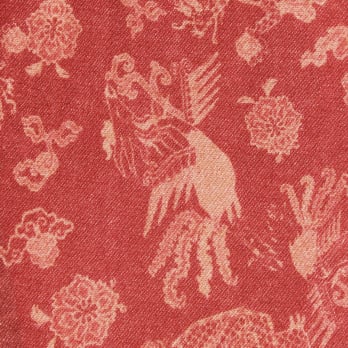 【COMING SOON】Dragon discharge dyed denim print スカート 詳細画像