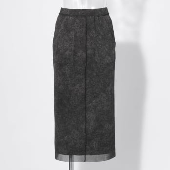 【COMING SOON】Sheer denim スカート 詳細画像