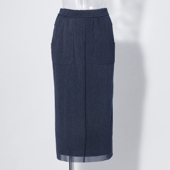 【COMING SOON】Sheer denim スカート 詳細画像
