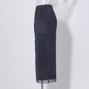 【COMING SOON】Sheer denim スカート 詳細画像