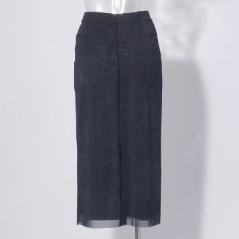 【COMING SOON】Sheer denim スカート 詳細画像
