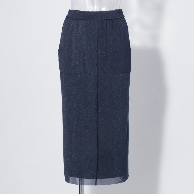 【COMING SOON】Sheer denim スカート 詳細画像 ネイビー(75) 5