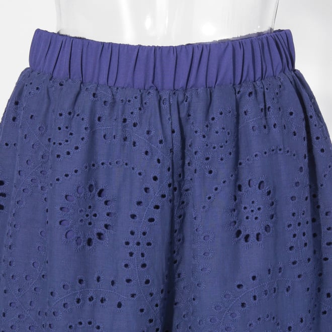 【COMING SOON】WL カットワーク刺繍 パンツ 詳細画像 ライトブルー 4