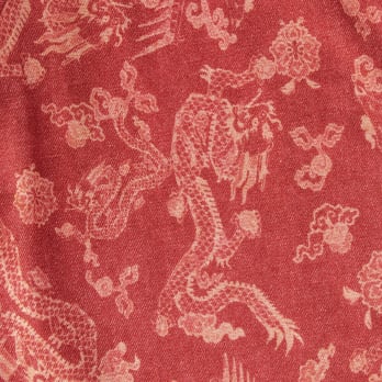 【COMING SOON】Dragon discharge dyed denim print パンツ 詳細画像