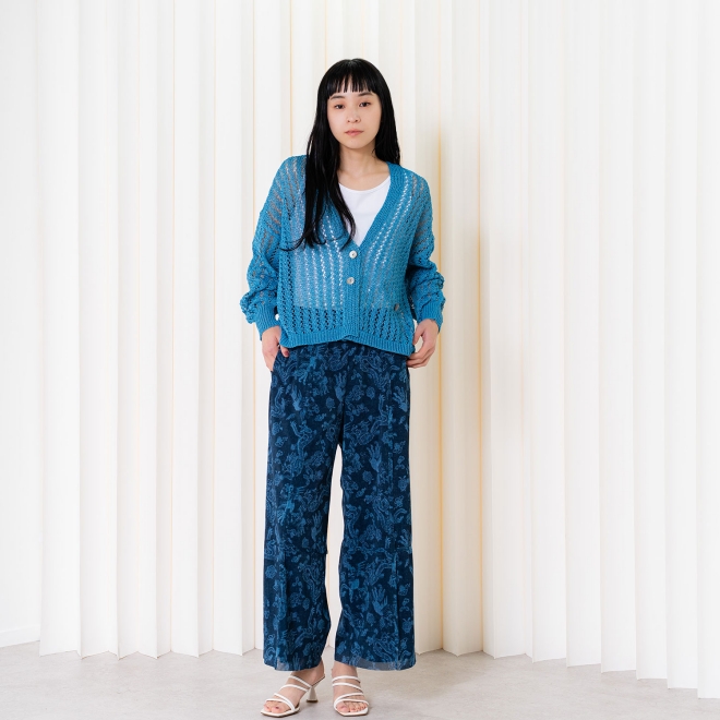 【COMING SOON】Dragon discharge dyed denim print パンツ