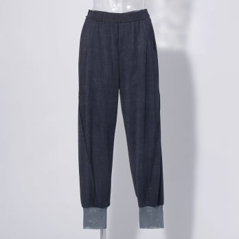 【COMING SOON】Sheer denim パンツ 詳細画像