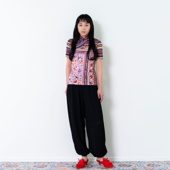 Stretch laceパンツ