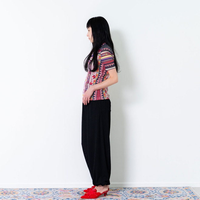 Stretch laceパンツ 詳細画像 ブラック 2