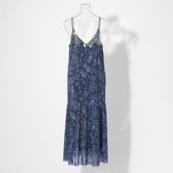 【COMING SOON】Dragon discharge dyed denim print ドレス 詳細画像