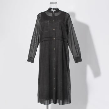 【COMING SOON】Sheer denim ドレス 詳細画像