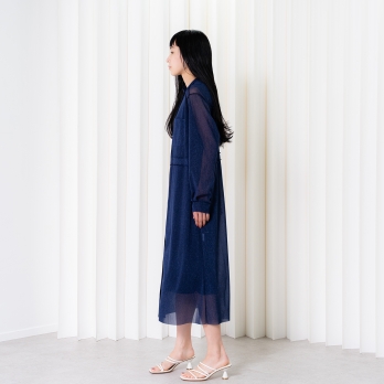 【COMING SOON】Sheer denim ドレス 詳細画像