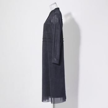 【COMING SOON】Sheer denim ドレス 詳細画像