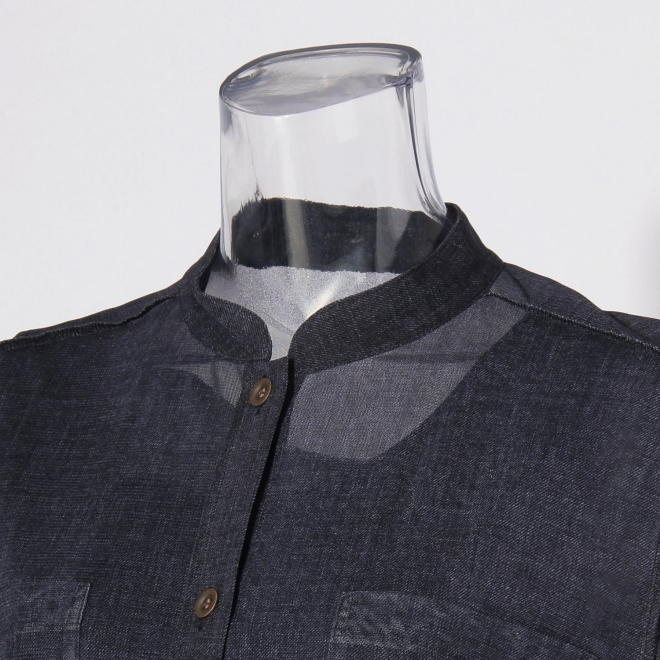 【COMING SOON】Sheer denim ドレス 詳細画像 ネイビー(76) 10