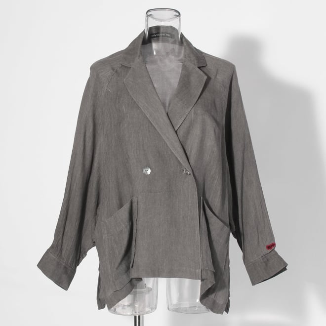 【COMING SOON】WLC シアーデニムダブルテーラージャケット 詳細画像 グレー 1