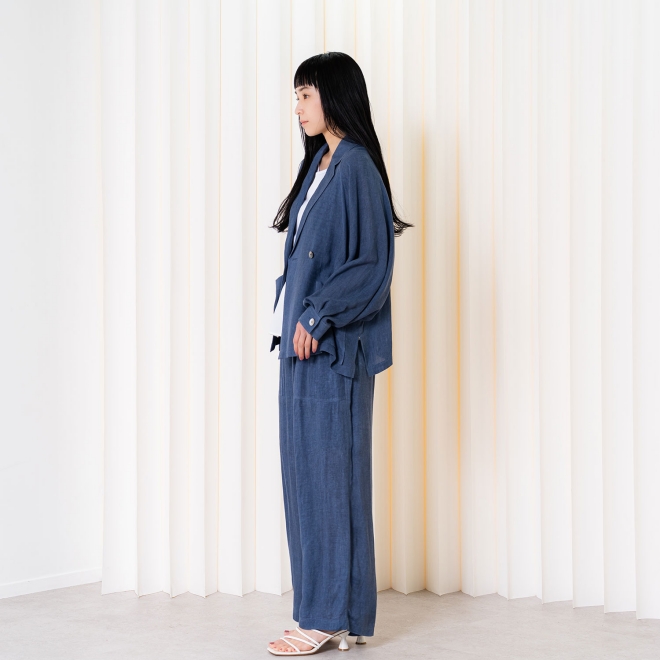 【COMING SOON】WLC シアーデニムダブルテーラージャケット 詳細画像 ネイビー 2