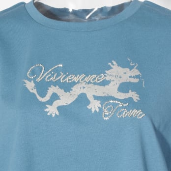 WL ビーズ刺繍Tシャツ　 詳細画像
