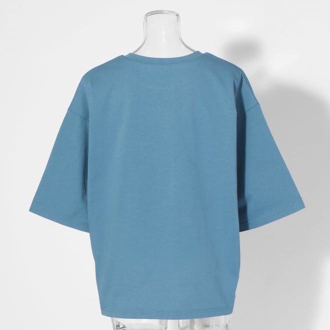 WL ビーズ刺繍Tシャツ　 詳細画像 ライトブルー 3