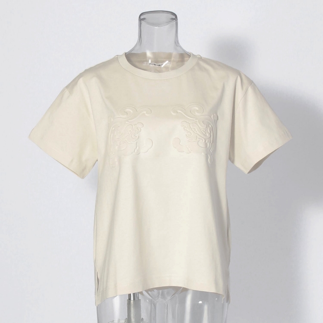 Dragon emboss Tシャツ 詳細画像 ホワイト 1