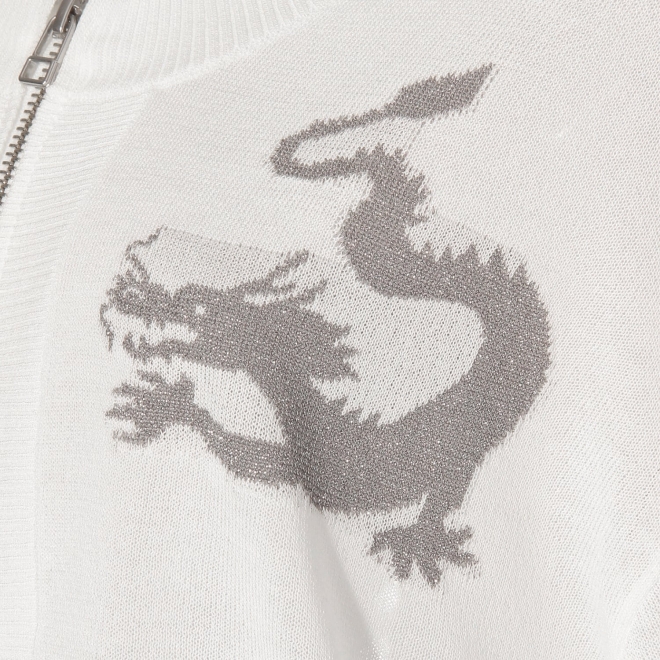 WLC UV強撚ドラゴンジップブルゾン 詳細画像 ホワイト 6