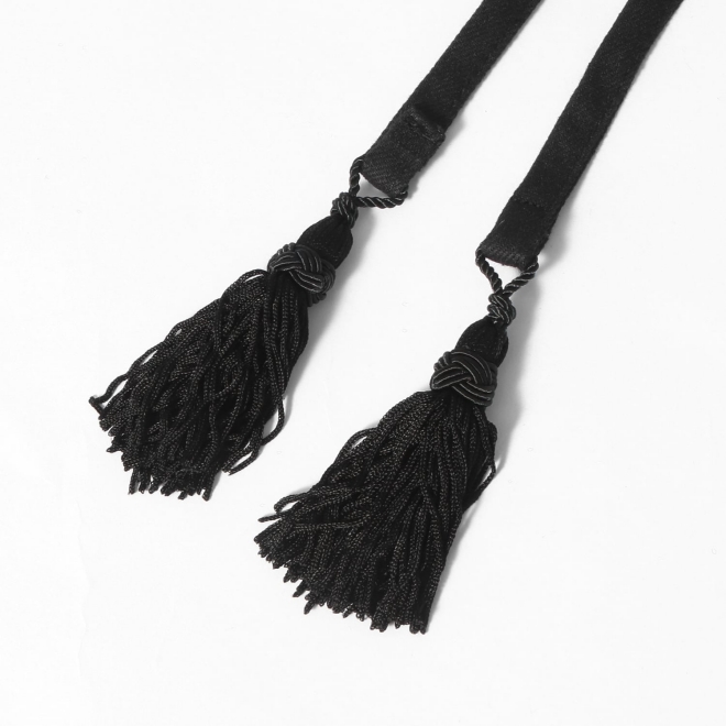 Cotton tulip hat with tassel 詳細画像 ブラック 3