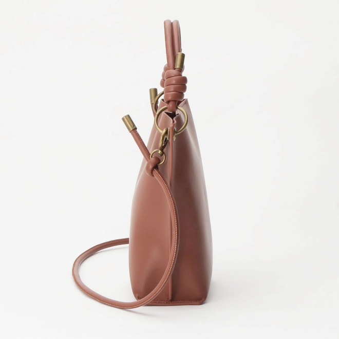Mini dragon studs shoulder bag 詳細画像 ブラウン 2