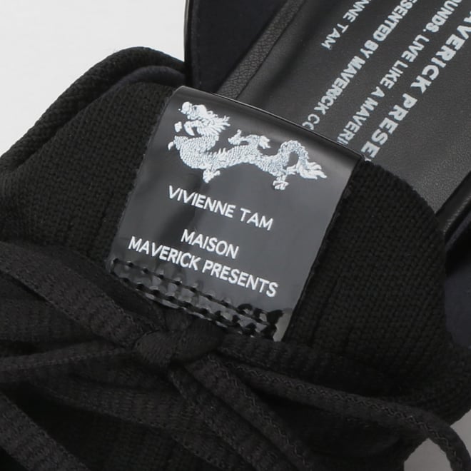 【COMING SOON】〈MASION MAVERICK〉&times;〈VIVIENNE TAM〉コラボミュール 詳細画像 ブラック 2