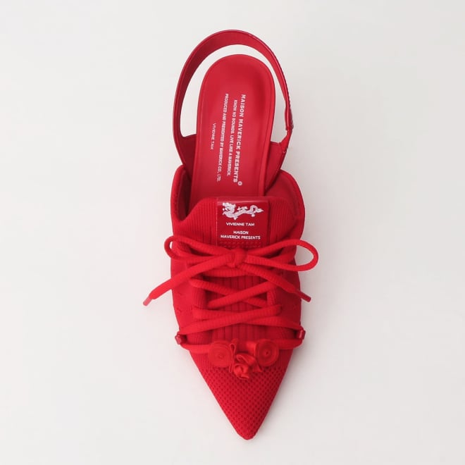 【COMING SOON】〈MASION MAVERICK〉&times;〈VIVIENNE TAM〉コラボミュール 詳細画像 レッド 4