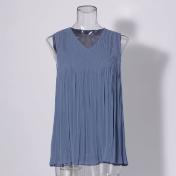 【COMING SOON】Reversible pleats ブラウス 詳細画像