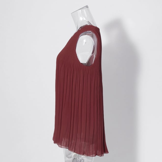 【COMING SOON】Reversible pleats ブラウス 詳細画像 レッド 2