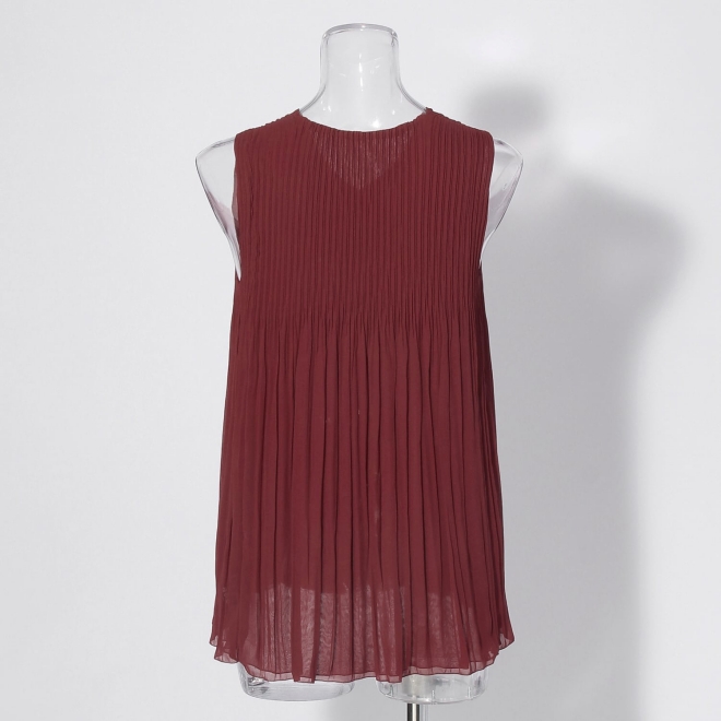 【COMING SOON】Reversible pleats ブラウス 詳細画像 レッド 3
