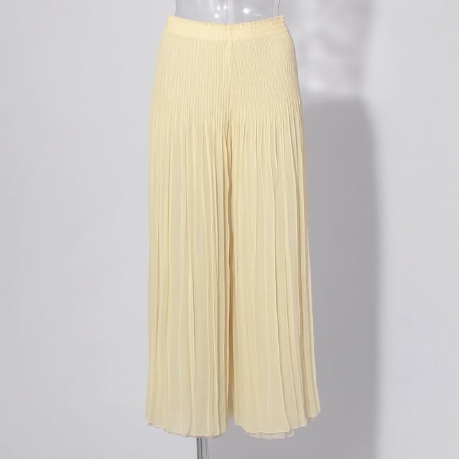【COMING SOON】Reversible pleats パンツ 詳細画像 イエロー 2
