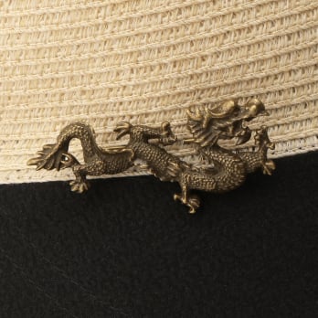 【COMING SOON】Washable combi cap with dragon brooch 詳細画像