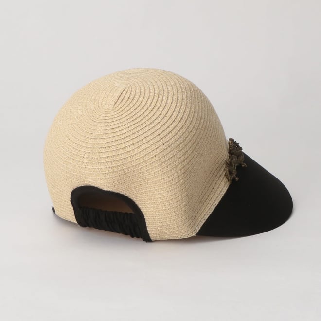 【COMING SOON】Washable combi cap with dragon brooch 詳細画像 ベージュ 2