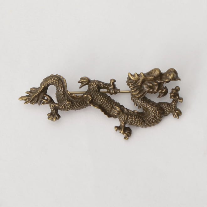 【COMING SOON】Washable combi cap with dragon brooch 詳細画像 ベージュ 5