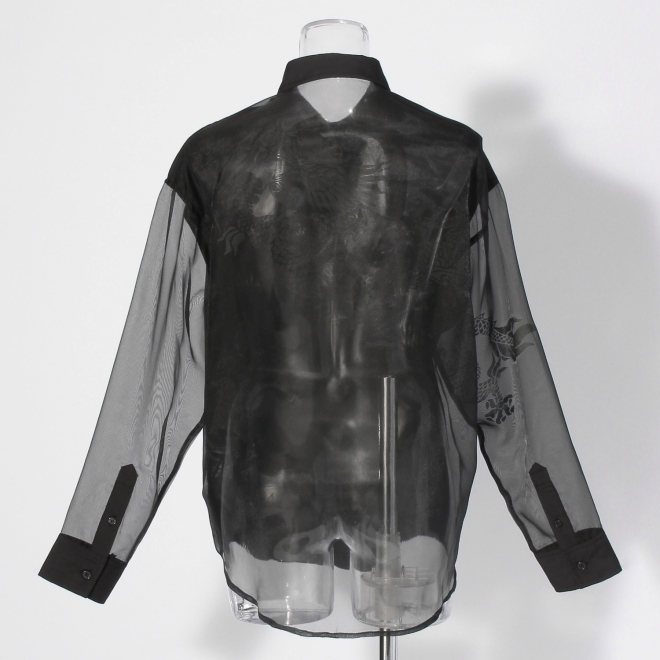 【COMING SOON】Sheer shirts ブラウス 詳細画像 ブラック 2