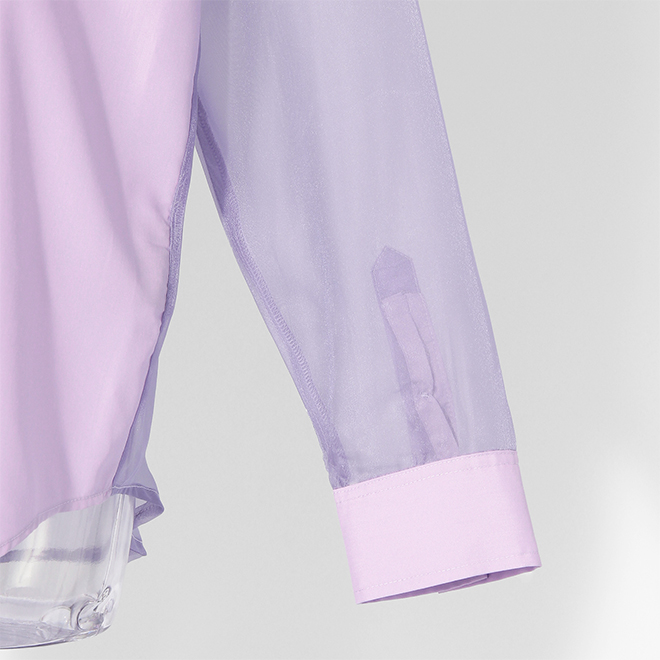 【COMING SOON】Sheer shirts ブラウス 詳細画像 パープル 5