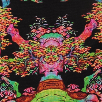 【COMING SOON】Bonsai pearl Inlaid print net ブラウス 詳細画像