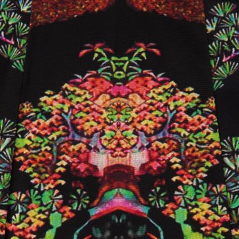 【COMING SOON】Bonsai pearl Inlaid print net ドレス 詳細画像