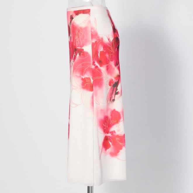 【COMING SOON】Faded cherry blossom print net スカート 詳細画像 赤系マルチ 2