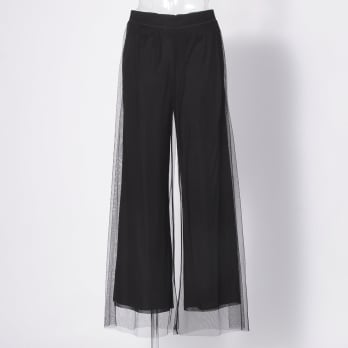 【COMING SOON】Solid net overlay w/rigid net パンツ