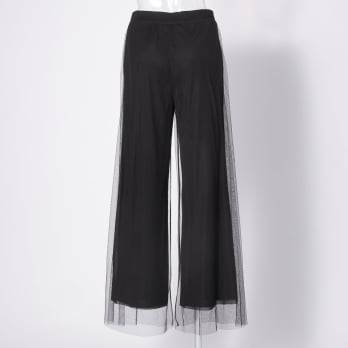 【COMING SOON】Solid net overlay w/rigid net パンツ 詳細画像