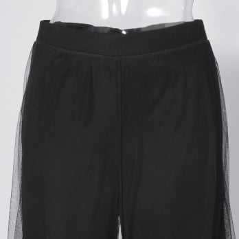 【COMING SOON】Solid net overlay w/rigid net パンツ 詳細画像