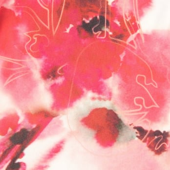 【COMING SOON】Faded cherry blossom print net ドレス 詳細画像