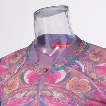 【COMING SOON】Baby carrier print net ブラウス 詳細画像