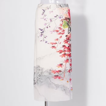 【COMING SOON】Dali marble flower print net スカート